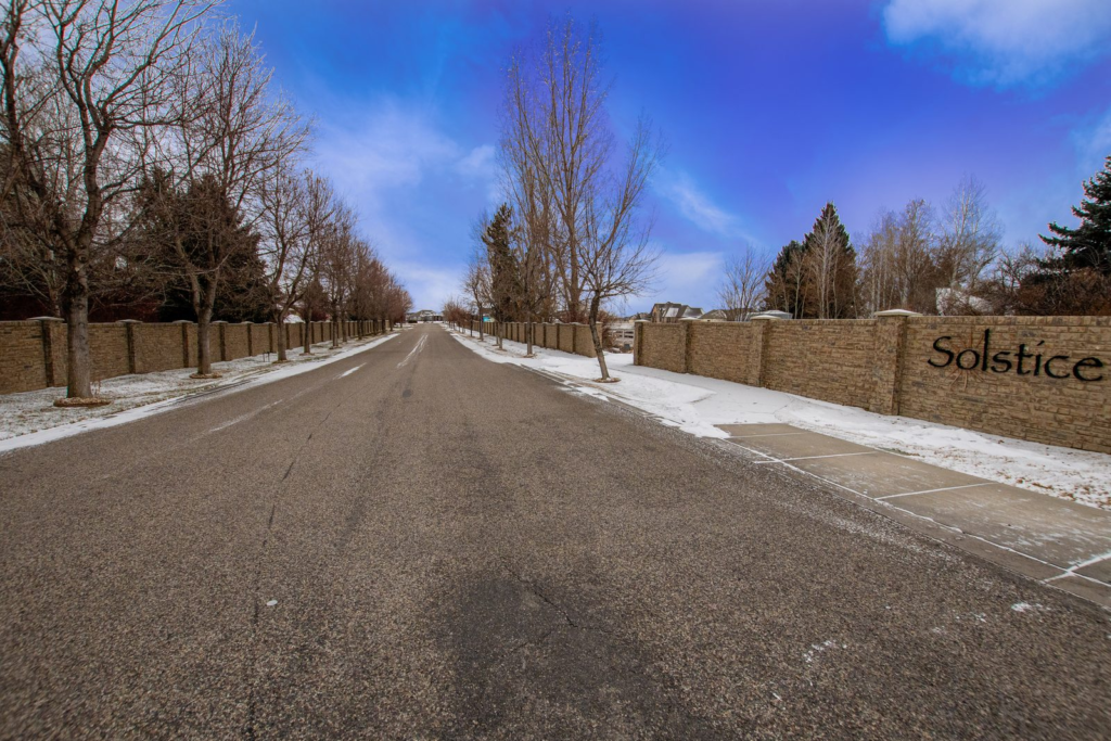 Community park space in a Treasure Valley neighborhood, the kind of amenity buyers weigh against a longer commute.